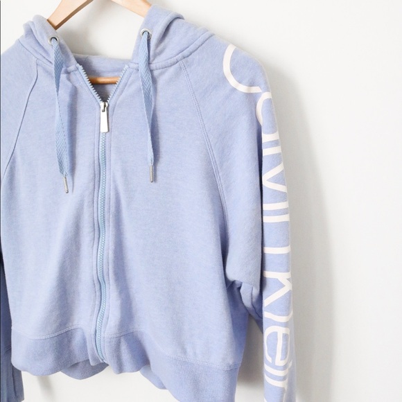 Calvin Klein Performance Baby Blue Sweater - Picture 6 of 7